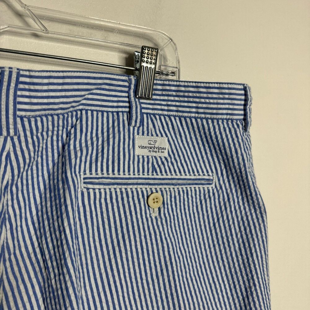 Polo by Ralph Lauren Blue and White Striped Men’s Shorts - Picture 2 of 7